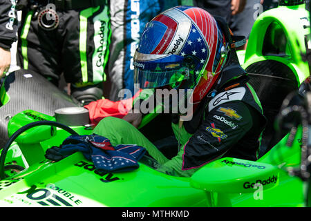 Danica Patrick à indy 2018 Banque D'Images