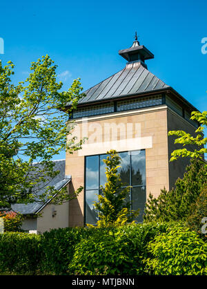 Scotch Whisky Research Institute avec tour en forme d'oast house, de l'Université Heriot-Watt, Edimbourg, Ecosse, Royaume-Uni Banque D'Images