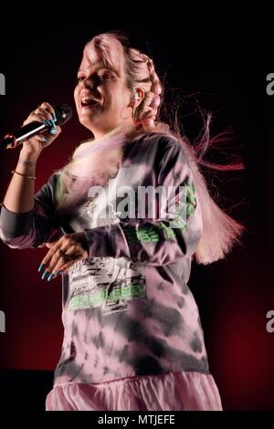 Lily Allen effectue en common People Festival à Southampton Banque D'Images