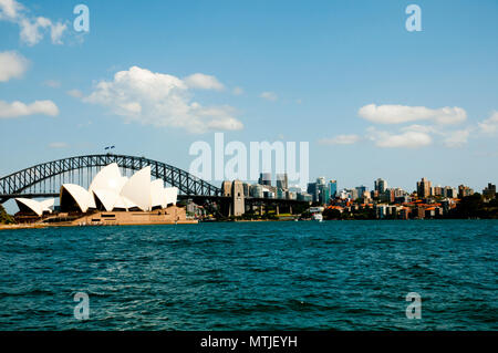 SYDNEY, AUSTRALIE - 12 décembre 2016 : vue sur le port de Sydney iconique de Farm Cove Banque D'Images