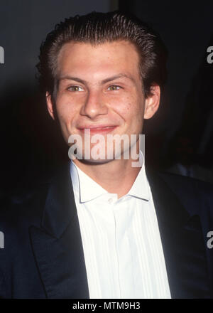 LOS ANGELES, CA - le 27 juin : l'Acteur Christian Slater assiste à la variété Club of Southern California's Big Heart Award Hommage à Joe Roth le 27 juin 1991 au Century Plaza Hotel de Los Angeles, Californie. Photo de Barry King/Alamy Stock Photo Banque D'Images