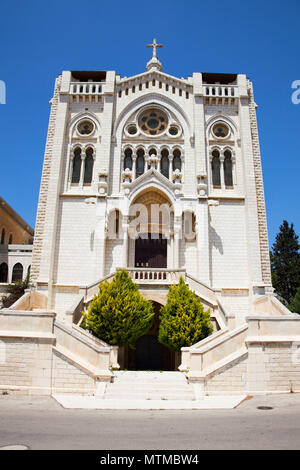 L'Église salésienne de l'une des plus grandes et des plus belles églises de Nazareth, Israël Banque D'Images