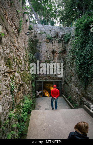 Castellana Grotte dans les Pouilles Italie Banque D'Images