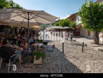 Omodos place du village, à Chypre Banque D'Images