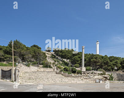 Italie Capo Santa Maria di Leuca cascade monumentale de l'aqueduc des Pouilles Banque D'Images