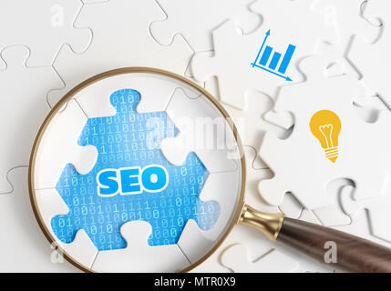 SEO - Search Engine Optimization Banque D'Images