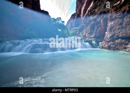 L'automne de castor sur Havasu Creek Banque D'Images