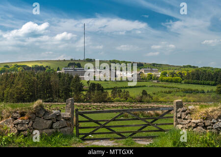 La prison à Princetown à Dartmoor dans le Devon. Banque D'Images