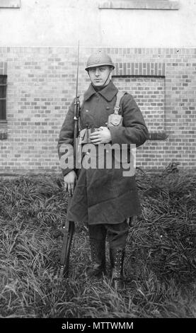 Soldat belge WW1 Banque D'Images