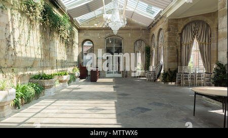 Weston-under-lézard, Angleterre, 29th, Mai, 2018. Weston Park maison seigneuriale. La vue intérieure de l'Orangerie Banque D'Images