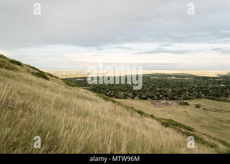 Vue paysage de Boulder (Colorado) des collines. Banque D'Images