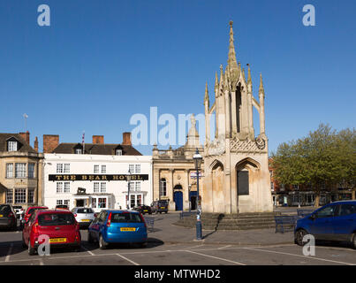 La Croix du marché, Place du marché, Devizes, Wiltshire, Angleterre, Royaume-Uni, érigée en 1814, conçu James Wyatt Banque D'Images