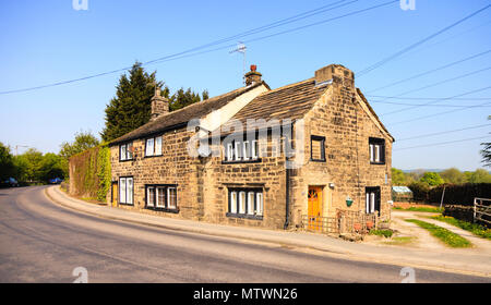 Vieille maison en pierre dans Apperley Bridge, Bradford, Royaume-Uni Banque D'Images