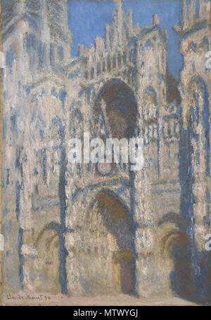 . La Cathédrale de Rouen . 1894. Claude Monet (1840-1926) Noms alternatifs Oscar-Claude Monet peintre français Description Date de naissance/décès 14 Novembre 1840 5 décembre 1926 Lieu de naissance/décès Paris Giverny l'impressionnisme période de travail lieu de travail Paris, Argenteuil, Vétheuil Giverny ; Poissy ; contrôle d'autorité : Q296 : VIAF 24605513 ISNI : 0000 0001 2124 4328 ULAN : 500019484 RCAC : n79055527 NLA : 35358556 529 WorldCat La Cathédrale de Rouen Monet-X9913-a5 Banque D'Images