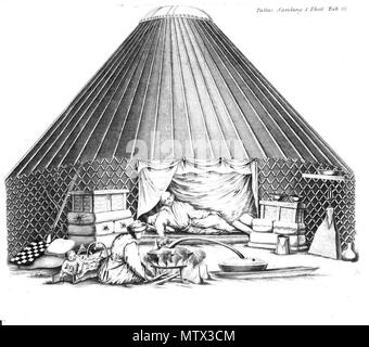 540 Sammlungen historischer Nachrichten über die Völkerschaften mongolischen - famille mongole Banque D'Images