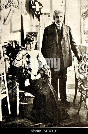 . Le président Pedro Montt et son épouse, Sara del Campo (Chili) . 1906. FamiliaMontt 423 inconnu Banque D'Images