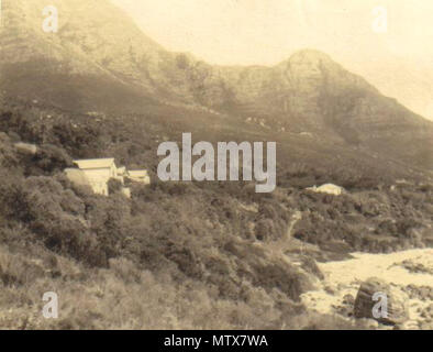 . Anglais : Ancienne photo de Molteno retreat Millers Point. Péninsule du Cap. 8 janvier 2014, 11:38:52. Anon. 454 image ancienne de famille manorhouse à Millers Point c1920 Banque D'Images