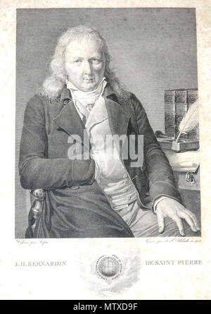 . English : Gravure de Paul et Virginie, édition Didot de 1806. 1806. Jacques-Henri Bernardin de Saint-Pierre, Paul Louis Lafitte 471 virginie 1806 1 portrait lafitte Banque D'Images