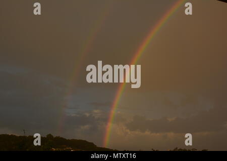 Double Rainbow Banque D'Images