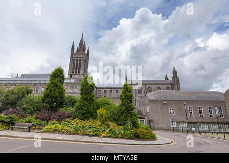 L'architecture gothique au collège Marischal à Aberdeen, Royaume-Uni. Banque D'Images