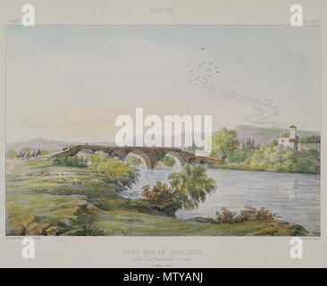 . Anglais : Étienne Rey. Voyage pittoresque en Grèce et dans le Levant fait en 1843-1844, vol. Ι-ΙΙ, Lyon, Louis Perrin, MDCCCLXVII (1867) . Entre 1843 et 1844. Étienne Rey (1789-1867) Noms alternatifs Etienne Rey Description peintre et professeur d'université le peintre français Date de naissance/décès 1789 1867 Contrôle d'autorité : Q23900264 : 8532657 VIAF ISNI : 0000 0000 6685 5854 ULAN : 500108204 RCAC : pas d00007442 GND : 131908278 WorldCat 492 Pont sur le Sperchius - Etienne Rey - 1867 Banque D'Images