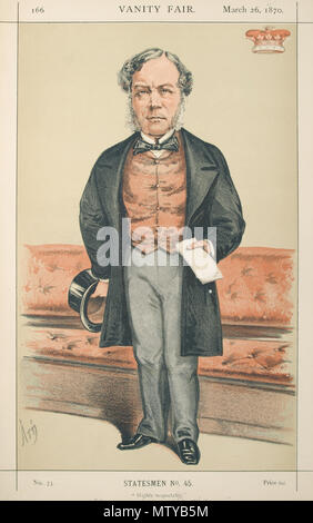 . Les hommes d'État No45 : Caricature du duc de Richmond. Sous-titre suivant : "hautement respectable." . 26 mars 1870. 'ATn' Alfred Thompson 521 Charles Gordon-Lennox, Vanity Fair, 1870-03-26 Banque D'Images