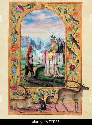 569 Splendor Solis - Traité d'Alchimie - Résurrection du marais (Les Sept Paraboles) Banque D'Images