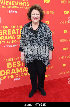 Burbank, CALIFORNIE, États-Unis. 30 mai 2018. 30 mai 2018 - Burbank, Californie - Margo Martindale. La finale de la série FYC ''The Americans'' de FX s'est tenue au Saban Media Center de la Television Academy. Crédit photo : Birdie Thompson/Admedia Banque D'Images