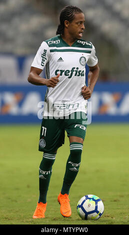 Belo Horizonte, Brésil. 30 mai, 2018. SE Palmeiras&# 39 ; contre le Kelayerayer Cruzeiro EC équipe pendant une huitième série maof le championnat brésilien, Serie A, au tat le stade Mineirão. Credit : Cesar Greco/FotoArena/Alamy Live News Banque D'Images