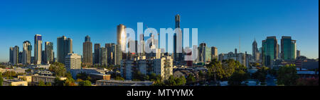 Vue sur la ville de Southbank, Melbourne, Victoria, Australie Banque D'Images