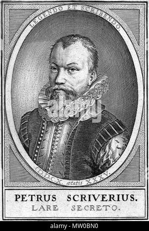 . Petrus Scriverius était un érudit et historien néerlandais. 17e siècle. 479 Inconnu Petrus Scriverius 1576-1660 Banque D'Images