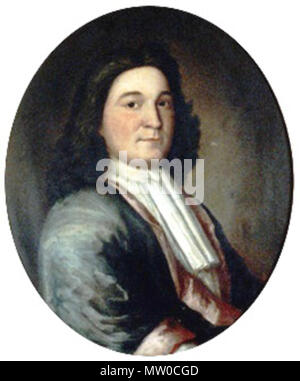 . Un portrait de Sir William Phips, premier gouverneur royal de la province de Massachusetts Bay. Entre 1687 et 1694 circa circa. Thomas enfant 481 portrait de Phips Banque D'Images