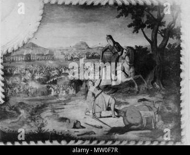 . Anglais : Plafond dans la salle des chevaliers du château de Pidhirtsi. Polski : Plafon w w zamku Podhorcach Rycerskiej sali. Années 1640. 486 Inconnu 08 Plafon Sala Hotel Zielony Banque D'Images