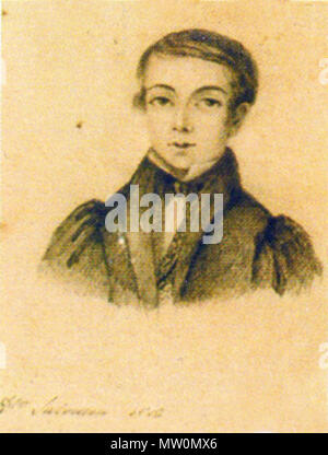 . English : Ελληνικά jeunes Dionysios Solomos : Ο Διονύσιος Σολωμός νεανική ηλικία συλλογή σε, Μουσείου Σολωμού Επιφανών και Δ.Ζακυνθίων . 22 janvier 2007 (date d'origine). Pas de 566 jeunes Solomos Banque D'Images