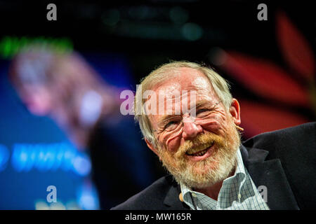 Le mercredi 30 mai 2018 Photo : Bill Bryson Auteur Re : Le Hay festival 2018 aura lieu à Hay on Wye, Powys, Wales Banque D'Images