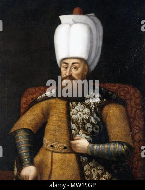 . Anglais : un portrait grandeur nature du sultan Murad III (1574-1595), attribué à un artiste espagnol, 17e siècle . 17e siècle. L'artiste espagnol 580 sultan Murad III Banque D'Images
