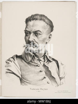 . Tadeusz Rejtan portrait de Polana CBN . Barwicki Polonais Władysław Description peintre, sculpteur et poète contrôle d'autorité : Q18508749 VIAF : 102259113585 Tadeusz Rejtan par Barwicki Banque D'Images