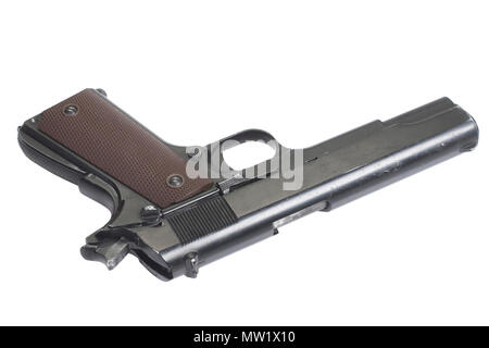 Gouvernement Colt M1911 isolated Banque D'Images