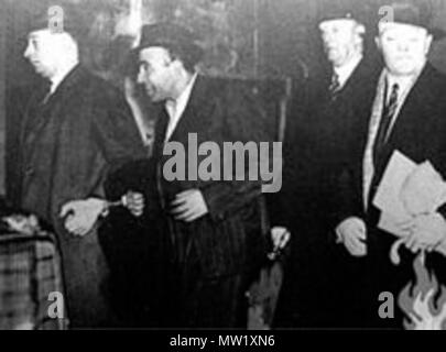 . Anglais : une photo illustrant Udham Singh comme il est dirigé loin de Caxton Hall après l'assassinat de Michael O' Dwyer. Avril 1940. Udham Singh inconnu 618 prises loin de l'hôtel de Taxon Banque D'Images