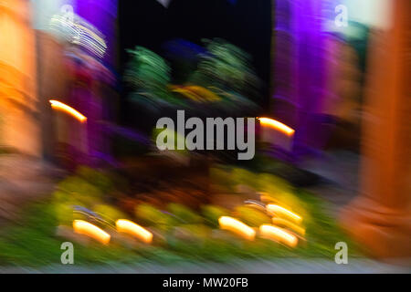 Les autels sont affichées le Jeudi saint au cours de la semaine de Pâques appelé Semana Santa - San Miguel de Allende, Mexique Banque D'Images