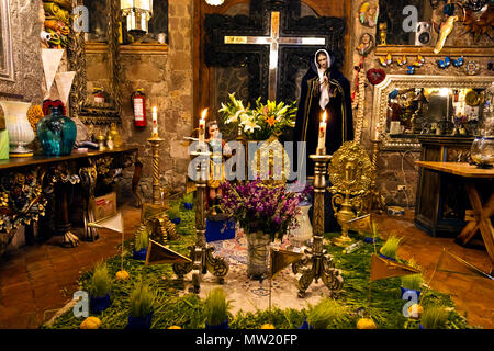 Faire sauter le Judas a lieu le dimanche de Pâques - San Miguel de Allende, Mexique Banque D'Images