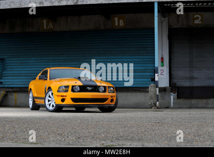 2012 Saleen Parnelli Jones Edition Ford Mustang American muscle car Banque D'Images