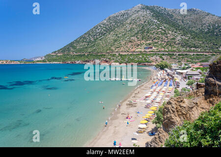 Plage de Livadi, Bali, Région de Rethymnon, Crète (Crète), Grèce Banque D'Images