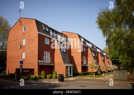 Développement de faible hauteur St Johns appartements Maisons de jardins dans le centre-ville de Manchester Banque D'Images