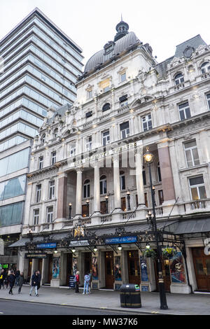 Théâtre de Sa Majesté, son théâtre Majestys,théâtre,animation,performance,théâtre,show,Londres,Angleterre,UK,Royaume-uni,GB,Bretagne,le fantôme de l'Opéra, Banque D'Images