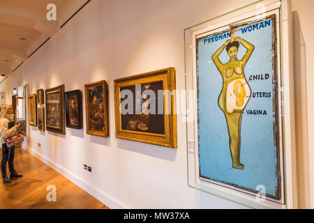 L'Angleterre, Londres, The Wellcome Collection, la salle de lecture Art Gallery Banque D'Images