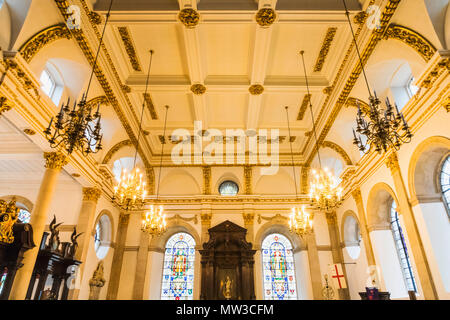 L'Angleterre, Londres, ville de London, Guildhall, église St Lawrence Jewry Banque D'Images