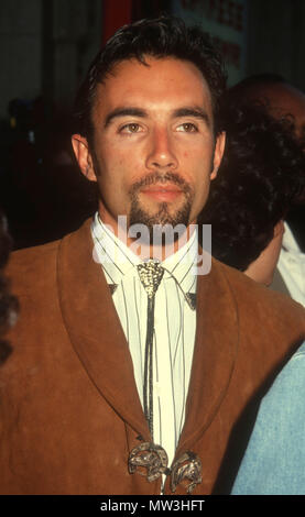 HOLLYWOOD, CA - 6 juin : l'Acteur Francesco Quinn assiste à la 'City Slickers' Premeire Hollywood le 6 juin 1991 au Mann's Chinese Theatre à Hollywood, Californie. Photo de Barry King/Alamy Stock Photo Banque D'Images