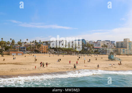 Santa Monica Beach Banque D'Images