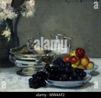 . Nature morte avec des fruits . 1er janvier 1892. Hugues de Beaumont 576 Still Life with Fruit Banque D'Images